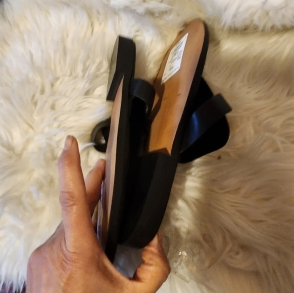 Rebecca Minkoff Vachetta leather sandals 8 NWT‎